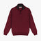 PULL COL MONTANT ZIP - BORDEAUX / Marine