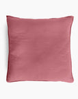 TAIE OREILLER EN COTON 65 X 65 - BOIS DE ROSE
