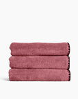 DRAP DE BAIN 90 X 140 CM EN COTON - BOIS DE ROSE