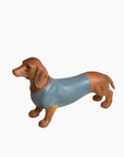 Sculpture Chien teckel "Rolf" - Bleu