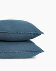 Housse de coussin 45 x 45 cm en Lin lavé - TURQUIN