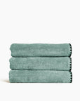 DRAP DE BAIN 90 X 140 CM EN COTON - CÉLADON