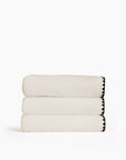 Serviette de bain 70 x 130 cm en Coton - Craie