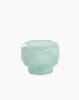 Photophore Ø10x10,5 cm SOLVAY verre vert menthe