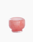 Photophore Ø10x10,5 cm SOLVAY verre Rose Clair
