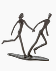 SCULPTURE RUNNING FER MARRON
