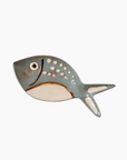 Plat poisson Bubble bleu clair - 13x16.5cm