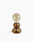 Lampe base Eli ambre D11 H11,5cm