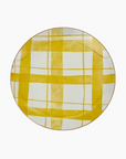 ASSIETTE PLATE ECOSSAIS - YELLOW