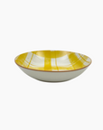 ASSIETTE CREUSE ECOSSAIS - YELLOW