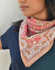 GRAND FOULARD HELIOS - ROSE