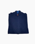GILET FULL ZIP JAUGE - NAVY
