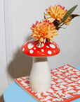 Vase Champignon - L - Rouge