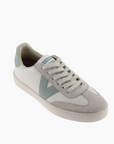 BASKETS BERLIN CUIR & CUIR FENDU - JADE