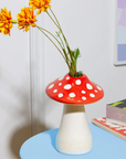 Vase Champignon - S - Rouge