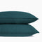 TAIE OREILLER EN COTON 50 X 70 - BLEU PRUSSE