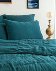 housse couette 140*200 bleu de prusse