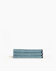 Serviette d'invité 30 x 50 cm en Coton - Bleu stone