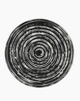 PLATEAU ROND CLASS FER NOIR (51x51x3cm)