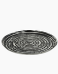 PLATEAU ROND CLASS FER NOIR (51x51x3cm)
