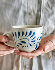 Heikki Tasse- Blue- Grès-Ø9,5xH7,5 cm