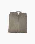 GILET FULL ZIP JAUGE - TAUPE