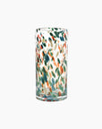 Vase Tube léopard D12 H23cm