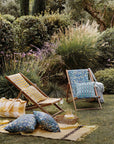 Housse de coussin d'extérieur Liberty TURQUIN 80X80