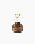Lampe décorative Vaness coeur ambre à piles
