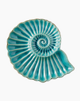 Grande assiette Aqua coquillage rond