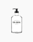 Flacon en verre FER A CHEVAL + pompe (500ml)