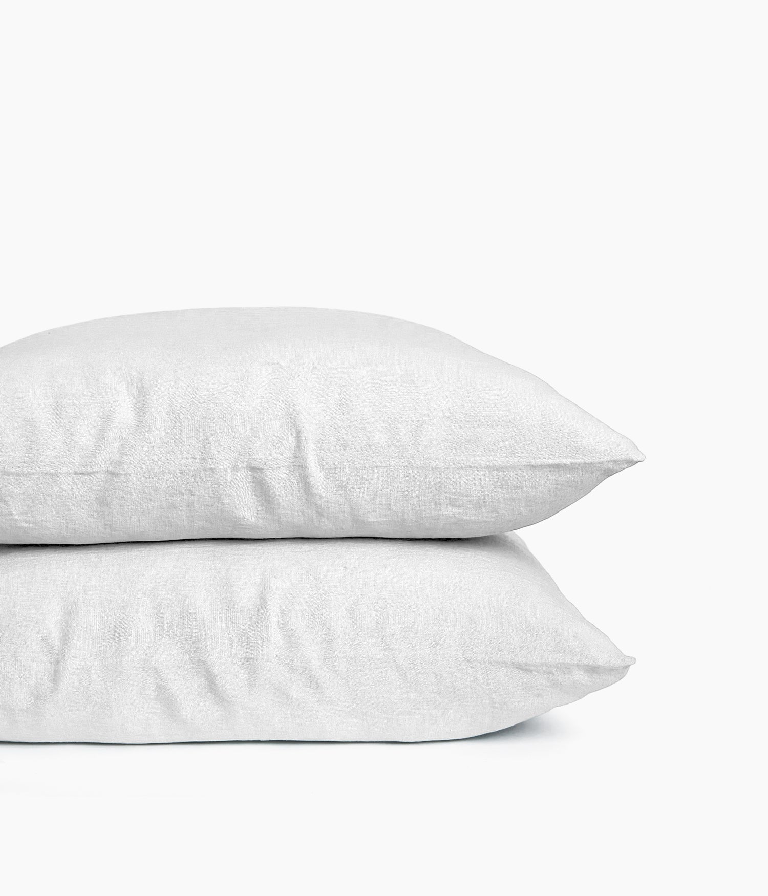 TAIE OREILLER EN LIN 65 X 65 - BLANC