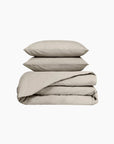 VENEZIA - SET HOUSSE DE COUETTE 240X220CM + 2 TAIES D’OREILLER - LIN