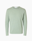 PULL COL ROND SLH ROME- ICEBERG GREEN