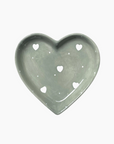 Vide poche coeur vert L15,2 P15 H3cm