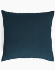 Housse de coussin 80 x 80 cm en Lin lavé - Bleu de prusse