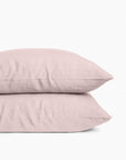 Housse de coussin 80 x 80 cm en Lin lavé - Poudre