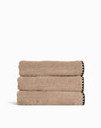 Serviette de bain 70 x 130 cm en Coton - Lin