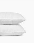Housse de coussin 45 x 45 cm en Lin lavé - Blanc