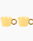 Set de 2 tasses matins calins jaune