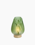 GINNY - Lampe de table LED Ø13x19,5cm - vert mat+or