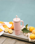Travel cup isotherme inox - Matt - Pastel rose - 900ml