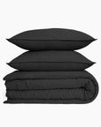 HOUSSE DE COUETTE EN COTON 240220 NOIR DILI