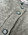 CARDIGAN COL ROND 7 BOUTONS -GRIS CLAIR