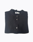 CARDIGAN COL ROND 7 BOUTONS -NOIR