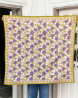 GRAND FOULARD PENELOPE - MYRTILLE