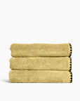 DRAP DE BAIN 90 X 140 CM EN COTON - PAILLE
