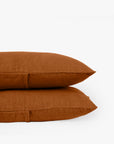Housse de coussin PORTICCIO - CARAMEL 40X60