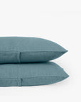 Housse de coussin PORTICCIO -BLEU STONE- 40X60