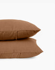 Housse de coussin - PORTICCIO - TABAC - 45X45